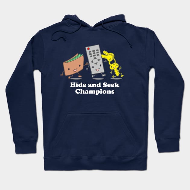 Funny - Hide and Seek Champions Hoodie by robotface